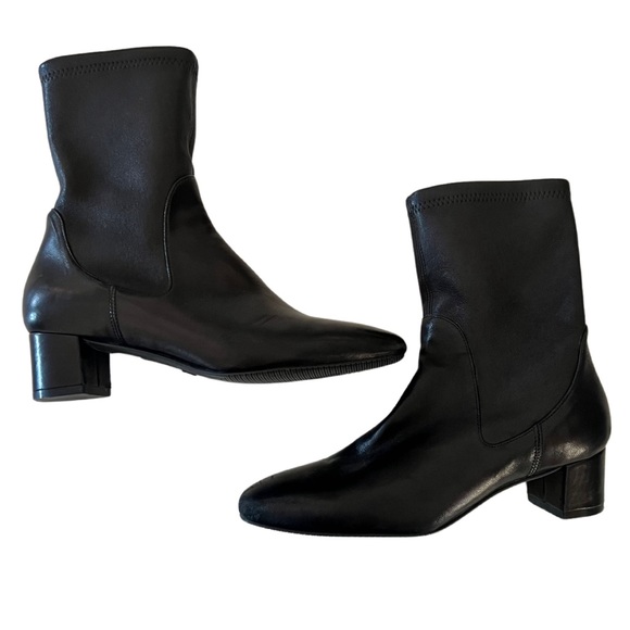 Leather Stuart Weitzman booties - Picture 2 of 4